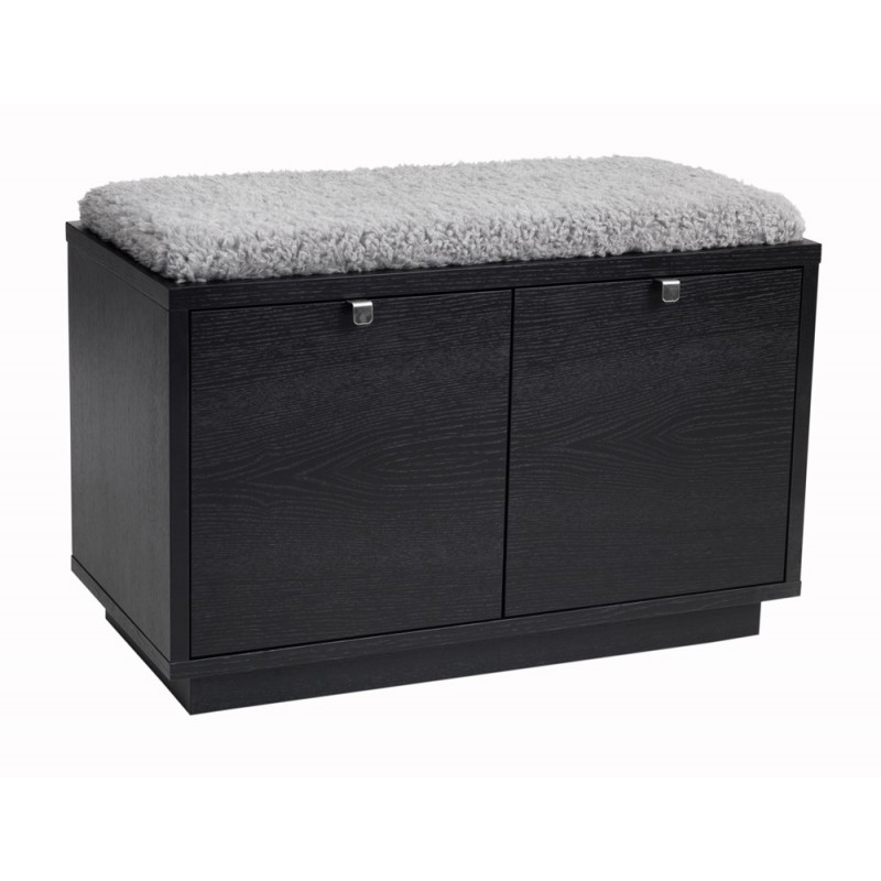 RO Confe Bench 2 Drawers Black/Light Grey